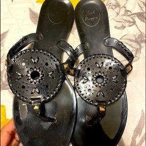 Women’s Black Jelly Jack Rogers size 11